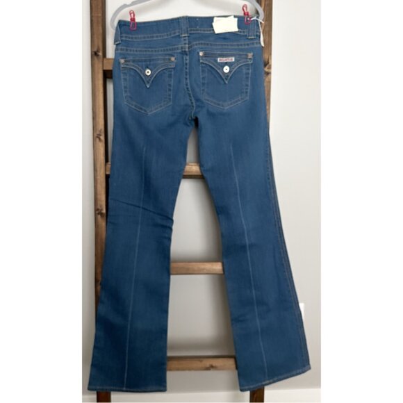 Women's Hudson Signature Boot Cut Low Rise Form Fitting Jeans - Picture 2 of 5